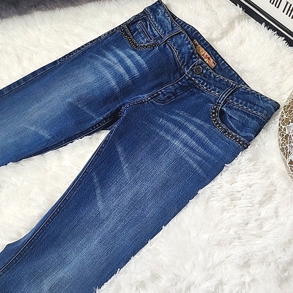 😍 Unique Bootcut Jeans, Size 9 W 30, L 32 - Picture 6 of 9